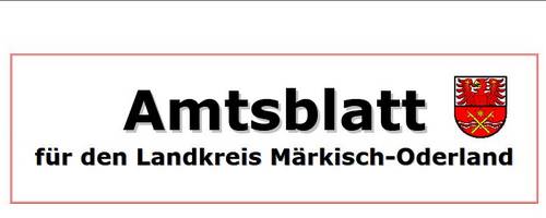 Amtsblatt für den Landkreis Märkisch-Oderland